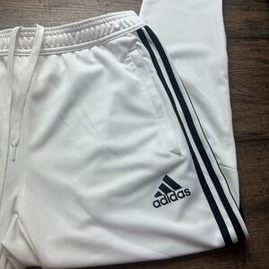 Adidas White Performance Pants/ Jogger